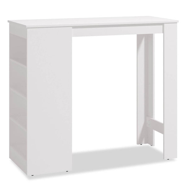Bartisch 120x50 cm Eiche Natur Weiss