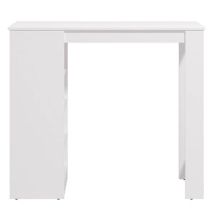 Bartisch 120x50 cm Eiche Natur Weiss