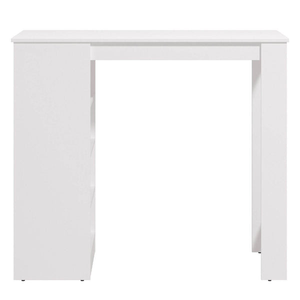 Bartisch 120x50 cm Eiche Natur Weiss