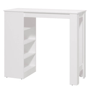 Bartisch 120x50 cm Eiche Natur Weiss