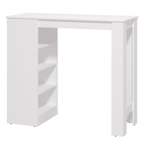 Bartisch 120x50 cm Eiche Natur Weiss