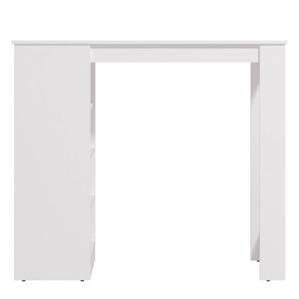 Bartisch 120x50 cm Eiche Natur Weiss