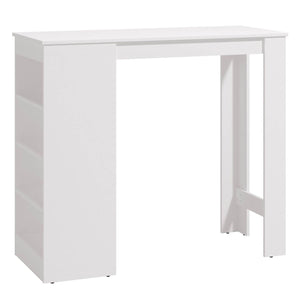 Bartisch 120x50 cm Eiche Natur Weiss