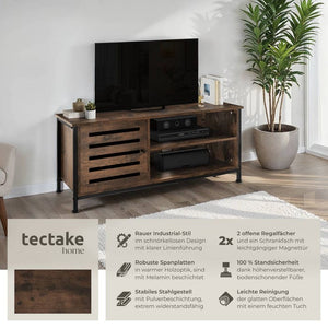 TV-Board Galway Industrial Holz dunkel, rustikal