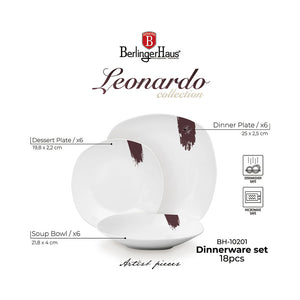 Berlinger Haus 18-teiliges Tellerset Leonardo Collection