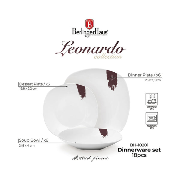 Berlinger Haus 18-teiliges Tellerset Leonardo Collection