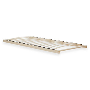 Komfortbett 90x200 mit Lattenrost Seniorenbett Höhenverstellbar Holzbett Eiche