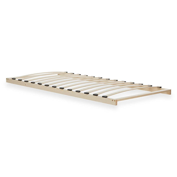Komfortbett 90x200 mit Lattenrost Seniorenbett Höhenverstellbar Holzbett Weiss