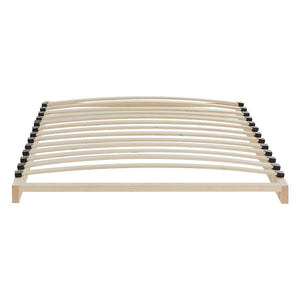 Komfortbett 90x200 mit Lattenrost Seniorenbett Höhenverstellbar Holzbett Weiss