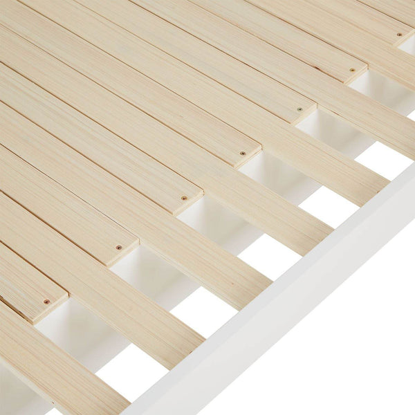 Kinderdoppelbett 90x200 Funktionsbett Lattenrost Ausziehbett Weiss