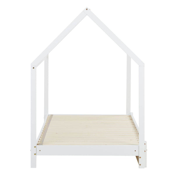 Kinderdoppelbett 90x200 Funktionsbett Lattenrost Ausziehbett Weiss