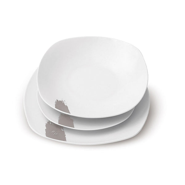 Berlinger Haus 18-teiliges Tellerset Taupe Collection