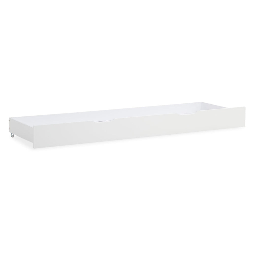 Schublade Bett Bettkasten Auszug Aufbewahrung mit Rollen Holz Weiss Schubkasten