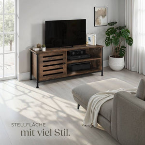 TV-Board Galway Industrial Holz dunkel, rustikal