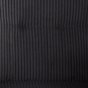 Polsterstuhl Cord Grau | einzeln | drehbar | mit Armlehnen | Küche Esszimmer Büro