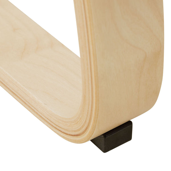 Relaxsessel Cord Grau | mit Fußstütze | Holz Natur | Schwingsessel Schaukelstuhl