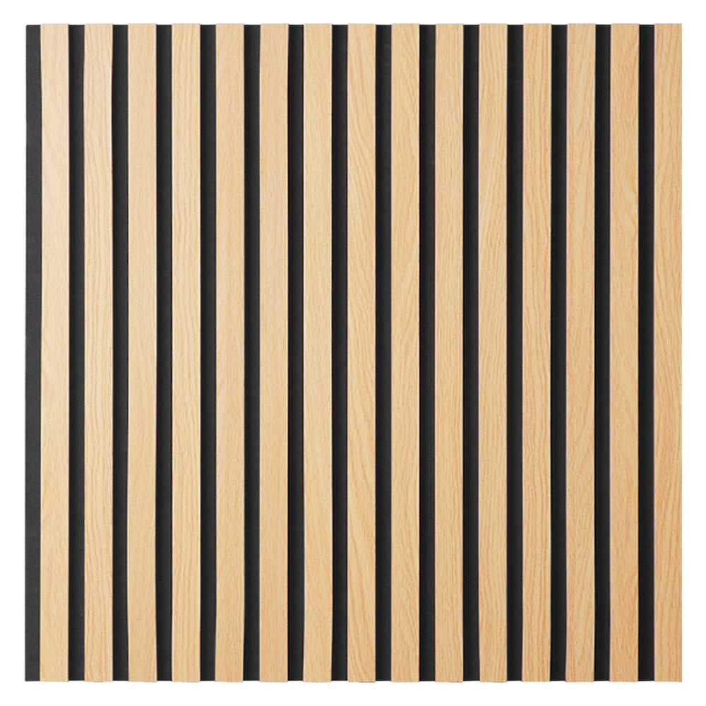 Akustikpaneele Wandpaneele 60 x 60 cm Natur Eiche Holz 3D Leisten