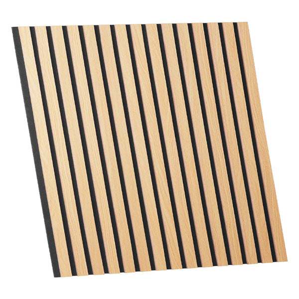 Akustikpaneele Wandpaneele 60 x 60 cm Natur Eiche Holz 3D Leisten