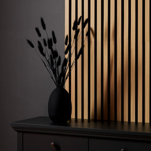 Akustikpaneele Wandpaneele 60 x 60 cm Natur Eiche Holz 3D Leisten