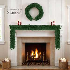 Weihnachtsgirlande grün