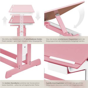 Schreibtisch pink