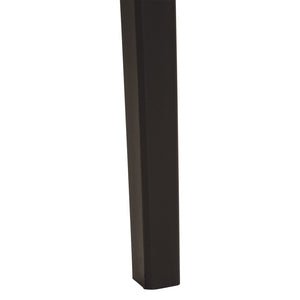 Gartenstuhl mit Armlehnen 4er Set Gartensessel Schwarz Stühle Kunststoff