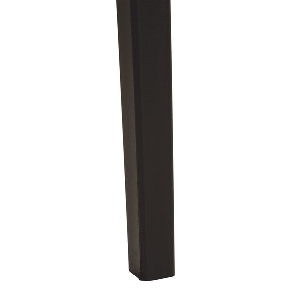 Gartenstuhl mit Armlehnen 4er Set Gartensessel Schwarz Stühle Kunststoff