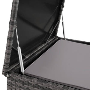 Rattan Lounge Pisa, grau