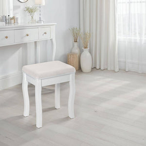 Schminktisch-Hocker, Rosenmuster