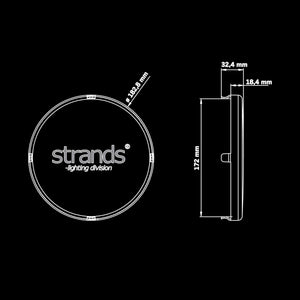 Strands SIBERIA NR/XP LENS COVER DARK 7″