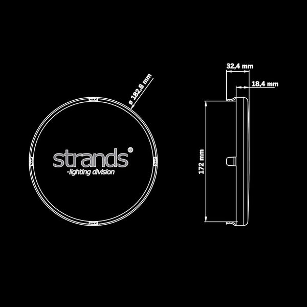 Strands SIBERIA NR/XP LENS COVER YELLOW 7″