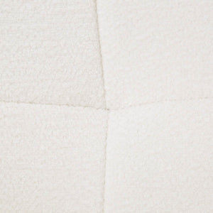 Esszimmerstuhl Drehbar Armlehne Chenille Wolle Weiss