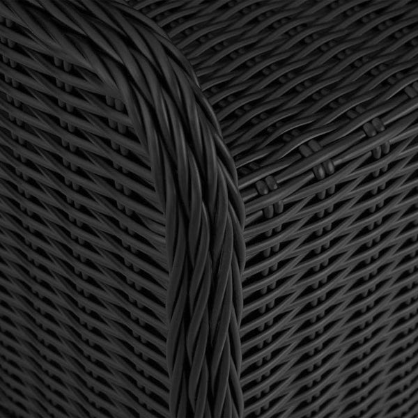 Rattan Sitzgruppe Benissa schwarz/grau