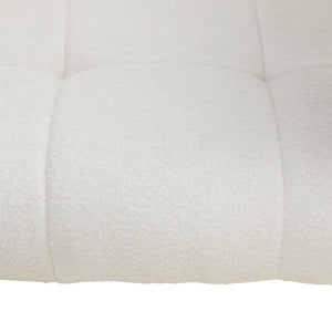 Polsterstuhl Bouclé Beige | 4er Set | drehbar | mit Armlehnen | Küche Esszimmer Büro