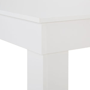 Essgruppe 2er-Set Polsterstühle Creme Samt ohne Armlehne Esstisch Weiss 90 x 60 cm