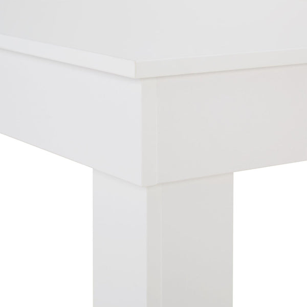 Essgruppe 2er-Set Polsterstühle Creme Samt ohne Armlehne Esstisch Weiss 90 x 60 cm