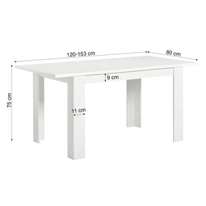 Esstisch mit 4 Stühlen Set Essgruppe Samt Grau Holz Weiss 120x80 cm Massiv