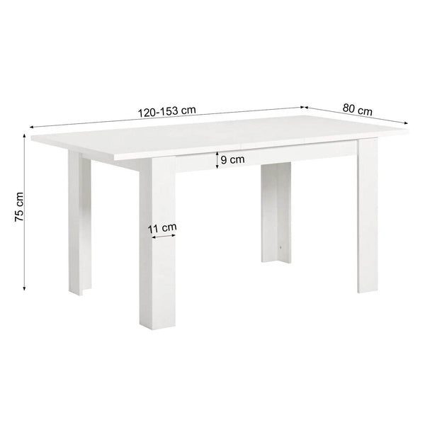 Esstisch mit 4 Stühlen Set Essgruppe Samt Grau Holz Weiss 120x80 cm Massiv