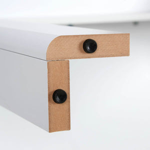 Esstisch Rund Ø 106 cm Holz Weiss