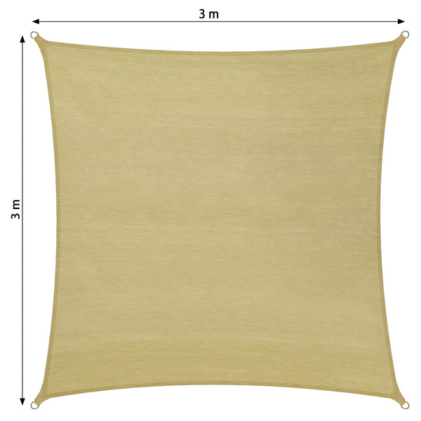 Polyethylen Sonnensegel, Variante 1, 300x300cm