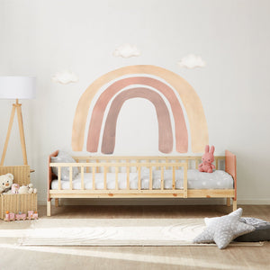 Kinderbett 90x200 cm mit Matratze & Lattenrost Rausfallschutz Rot