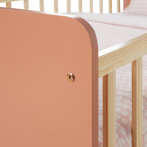 Kinderbett 90x200 cm mit Matratze & Lattenrost Rausfallschutz Rot