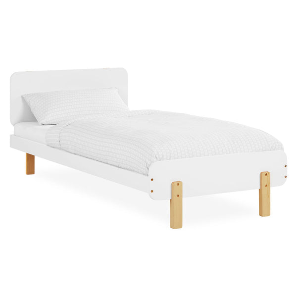 Kinderbett 90x200 cm mit Matratze & Lattenrost Jugendbett Weiss