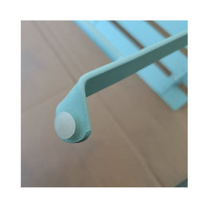 dameco Bistro Set Metall Gartentisch und 2 Stühle türkis matt