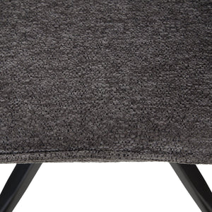 Polsterstuhl Chenille Wolle Grau | 6er Set | drehbar | mit Armlehnen | Küche Esszimmer Büro