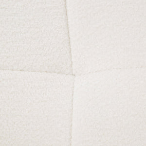 Polsterstuhl Chenille Wolle Weiss | 4er Set | drehbar | mit Armlehnen | Küche Esszimmer Büro