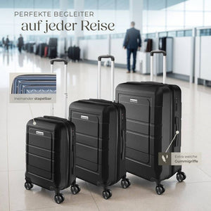 Reisekofferset Brice schwarz