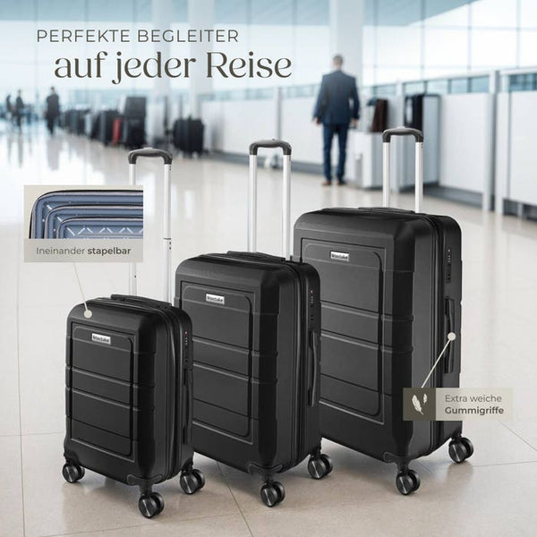 Reisekofferset Brice schwarz