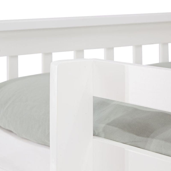 Etagenbett 90x200 cm mit Lattenrost Umbaubar Weiss