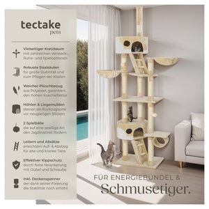 Kratzbaum Hansi beige/weiss